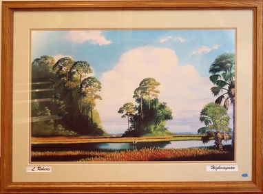 LIVINGSTON ROBERTS FLORIDA HIGHWAYMEN PRINT