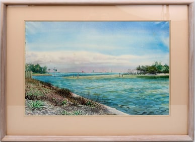 HARRY MCVAY FLORIDA ARTIST BOCA GRAND GOLF COURSE