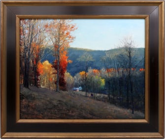 MITCH KOLBE OIL PAINTING VIEW FROM MY STUDIO