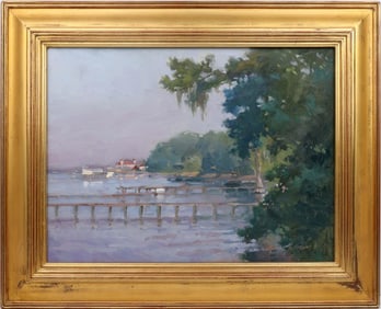 THOM BUTTNER PLEIN AIR PAINTING ST JOHNS RIVER