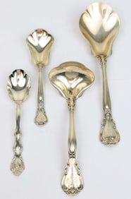 GORHAM CHANTILLY STERLING SERVING PIECES 4
