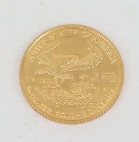 ONE 1/10TH OUNCE GOLD EAGLE COINS