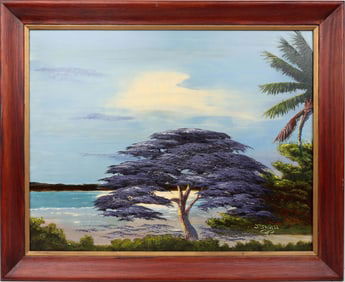 J. STOVALL FLORIDA ARTIST JACARANDA