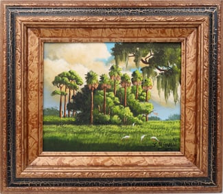 J. STOVALL FLORIDA ARTIST UNDISTURBED WILDERNESS