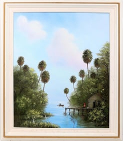 R.A. MCLENDON JR. FLORIDA ARTIST FISHING PARADISE