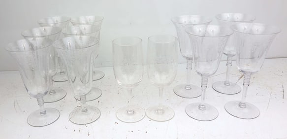 CANDLELIGHT CRYSTAL STEMWARE BY CAMBRIDGE