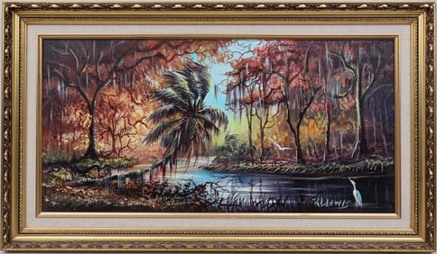 R.L. LEWIS FLORIDA HIGHWAYMEN AUTUMN IN THE GLADES