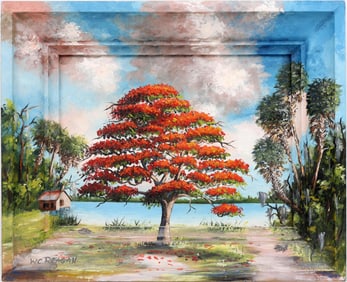 WILLIE REAGAN FLORIDA HIGHWAYMEN FRAMED PARADISE