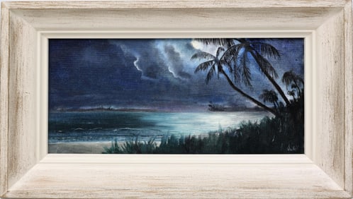 SAM VINIKOFF FLORIDA ARTIST ONCE IN A BLUE MOON