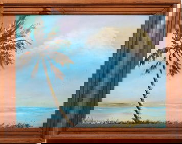NORMAN WRIGHT FLORIDA ARTIST PERFECT DAY ON WATER