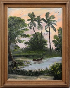 TODD MARTIN FLORIDA ARTIST LUSH TROPICAL SCENE