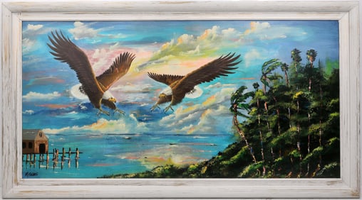 MICHAEL SEARS FLORIDA ARTIST DANCING BALD EAGLES