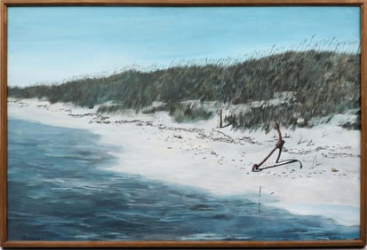 JAMES CROMARTIE ORIGINAL OIL PAINTING BEACH DUNES