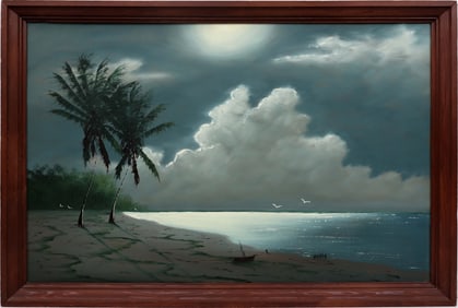 ISAAC KNIGHT FLORIDA HIGHWAYMEN MOONLIT SHORE