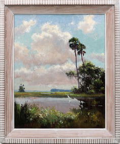 A.E. BACKUS FLORIDA ARTIST LONE HAMMOCK