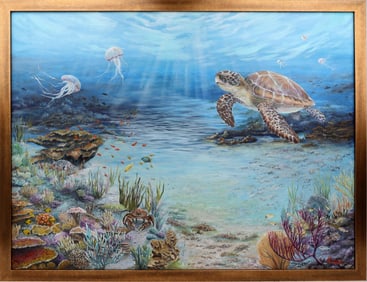 JILL KETTLER FLORIDA ARTIST UNDERWATER PANORAMA