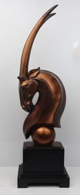 CAROLYN KINDER COLLECTION RESIN IBEX SCULPTURE