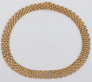 14K LADIES PANTHERE NECKLACE
