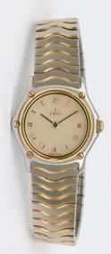 18K & STAINLESS LADIES EBEL PEARL WAVE WATCH