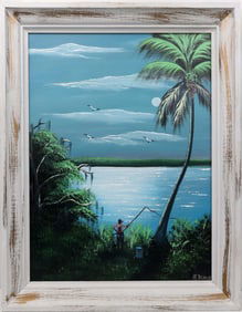 AL BLACK FLORIDA HIGHWAYMEN FISHING FOR SUPPER