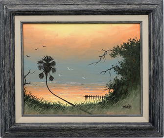 JOHNNY DANIELS FLORIDA HIGHWAYMEN PEACHY SUNSET