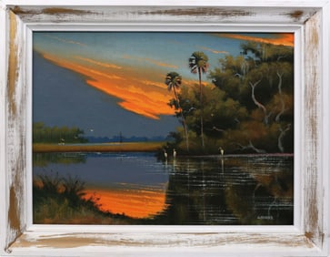 WILLIE DANIELS FLORIDA HIGHWAYMEN FIRE ORANGE SKY