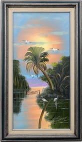 AL BLACK FLORIDA HIGHWAYMEN GLOW AT SUNSET