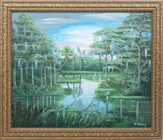 AL BLACK FLORIDA HIGHWAYMEN WETLANDS LANDSCAPE
