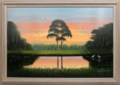 AL BLACK FLORIDA HIGHWAYMEN NIGHT SETTING IN