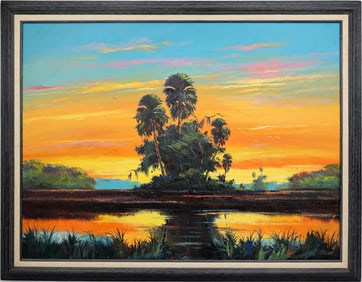 JAMES GIBSON FLORIDA HIGHWAYMEN FANTASY SUNSET