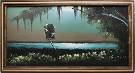 JAMES GIBSON FLORIDA HIGHWAYMEN MOONLIT REFLECTION