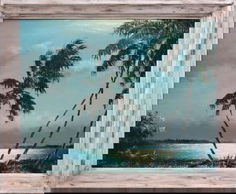 SAM NEWTON FLORIDA HIGHWAYMEN PALMS AT TWILIGHT