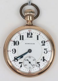 HAMILTON 992 1930 POCKET WATCH 21 JEWELS