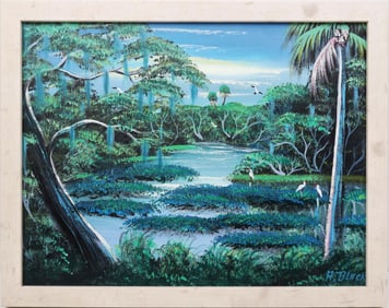 AL BLACK FLORIDA HIGHWAYMEN BLUE HYACINTHS