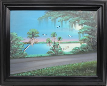 AL BLACK FLORIDA HIGHWAYMEN RIVER ROAD MOONRISE