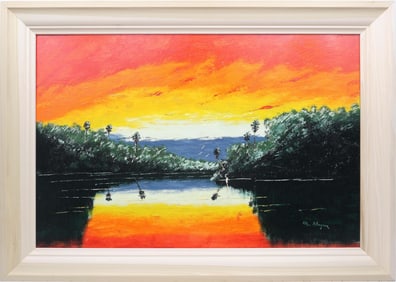 JOHN MAYNOR FLORIDA HIGHWAYMEN FIRE SKY SUNRISE