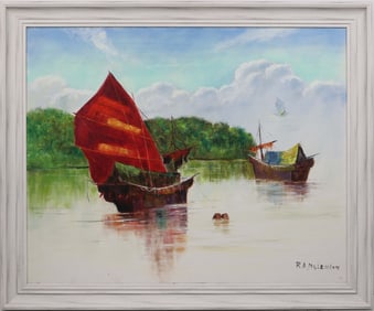 R.A. MCLENDON FLORIDA HIGHWAYMEN CHINESE JUNK BOAT