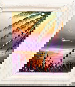 R.L. LEWIS FLORIDA HIGHWAYMEN LAVENDER SUNSET