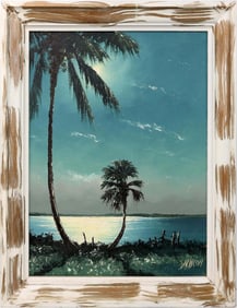 SAM NEWTON FLORIDA HIGHWAYMEN MOONLIGHT OVER BAY