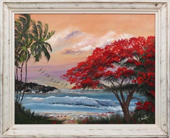 TODD MARTIN FLORIDA ARTIST CRIMSON CANOPY