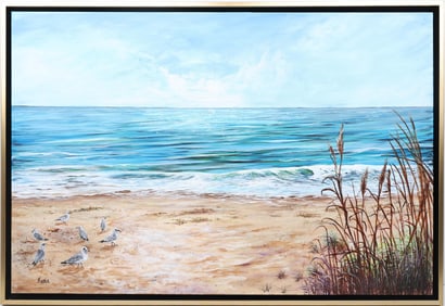 JILL KETTLER FLORIDA ARTIST SEAGULL SEASCAPE