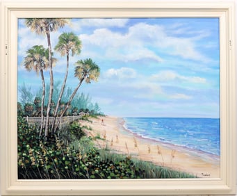 M. LANDON FLORIDA ARTIST BLIND PASS OCEAN SHORES