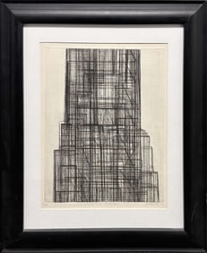 S.SALER "SKYSCRAPER" LIMITED EDITION LITHOGRAPH