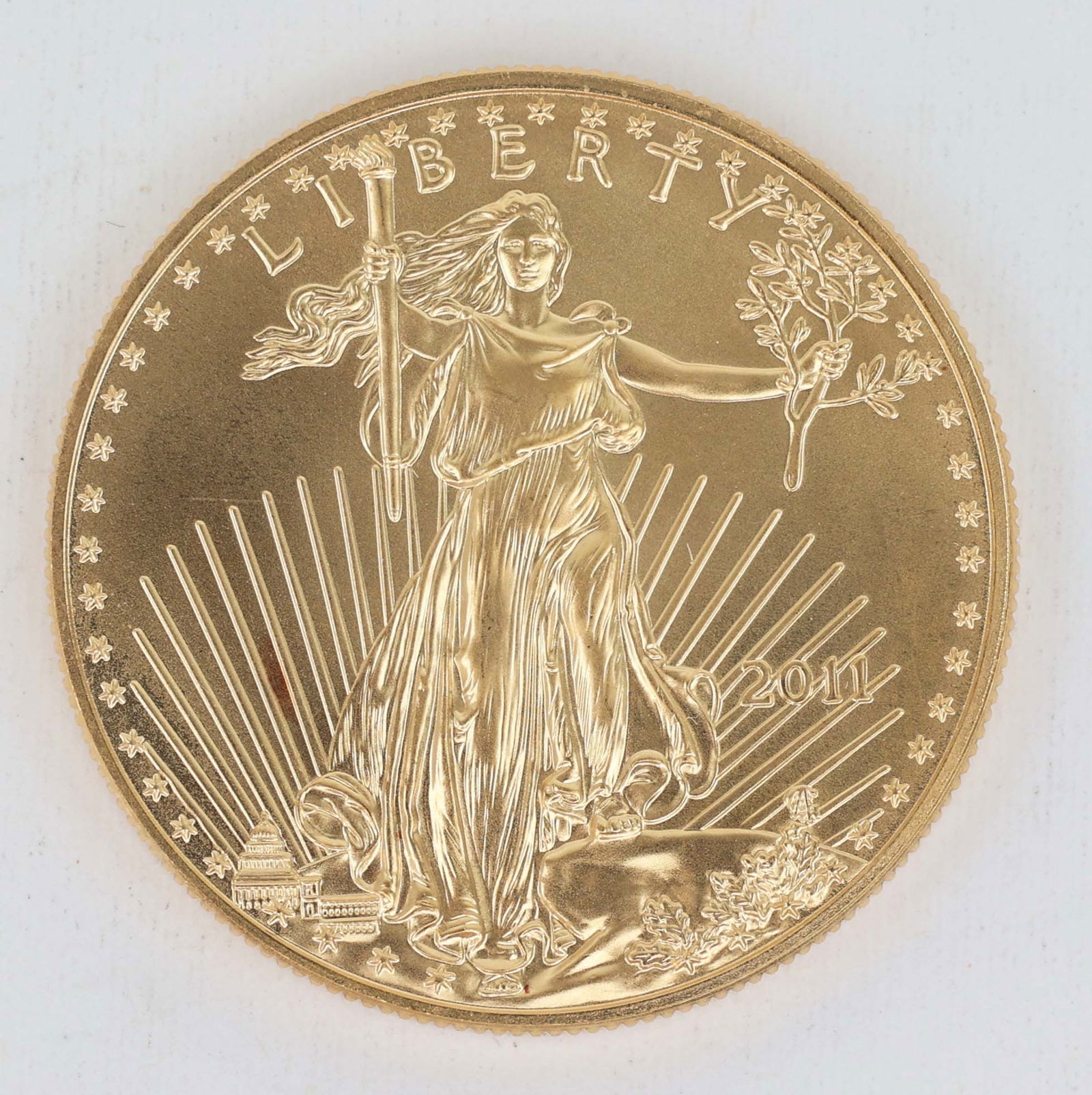 ONE OUNCE GOLD UNITED STATES GOLD EAGLE COIN (1 of 2)