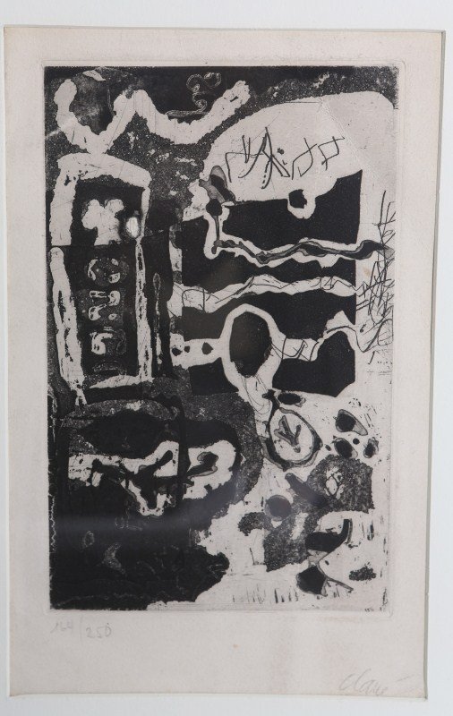 ANTONI CLAVE SIGNED ETCHING - 2