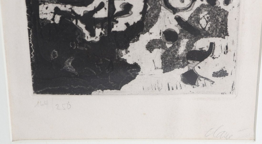 ANTONI CLAVE SIGNED ETCHING - 3