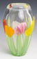 JUSTIN LUNDBERG ART GLASS VASE - SIGNED