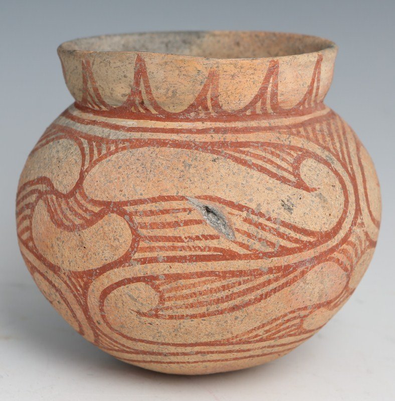ANCIENT BAN CHIANG PAINTED POTTERY JAR
