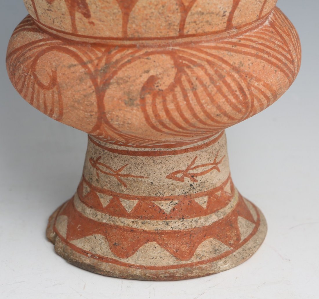 ANCIENT BAN CHIANG PAINTED POTTERY JAR - 3