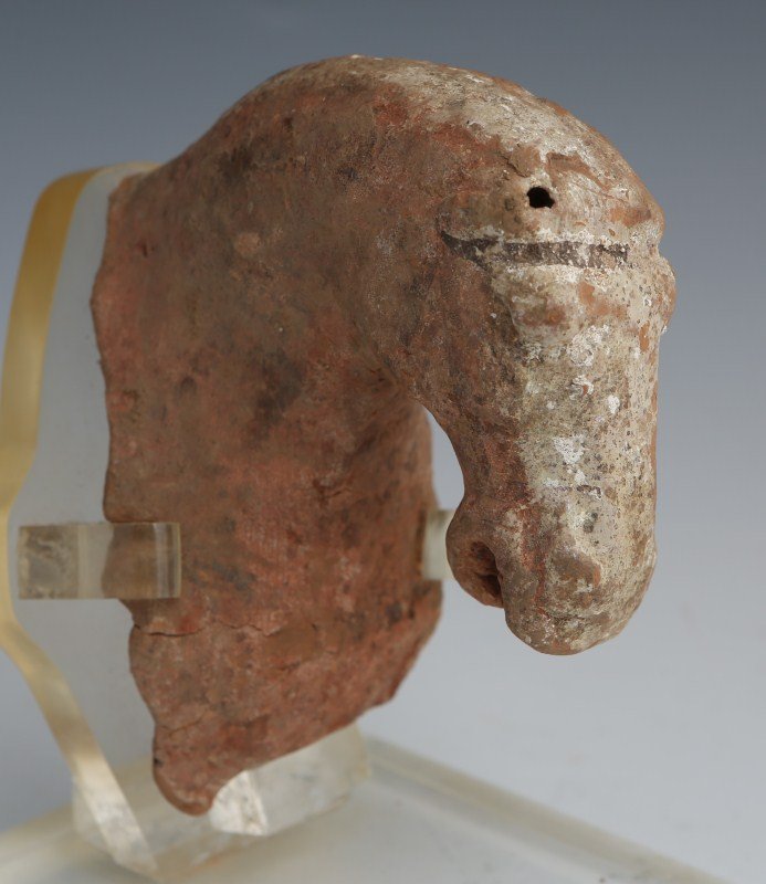 CHINESE TERRCOTTA TOMB FIGURINE OF HORSE - 2